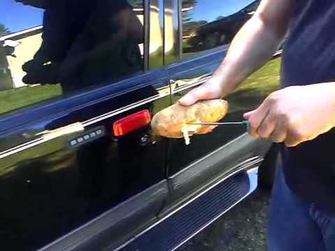 Jak otworzyć samochód bez kluczyka, za pomocą ziemniaka