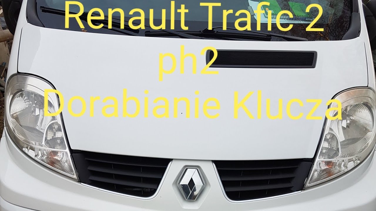 Renault Trafic 2 ph2 Opel Vivaro Brak  Kluczyka?Programowanie DDT2000+KKL How to program with a key